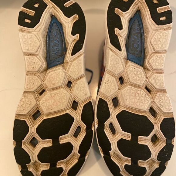 HOKA ONE ONE Vanquish 2 Blue Womens Size 9.5 Running Athletic Blue Melon - Picture 11 of 11